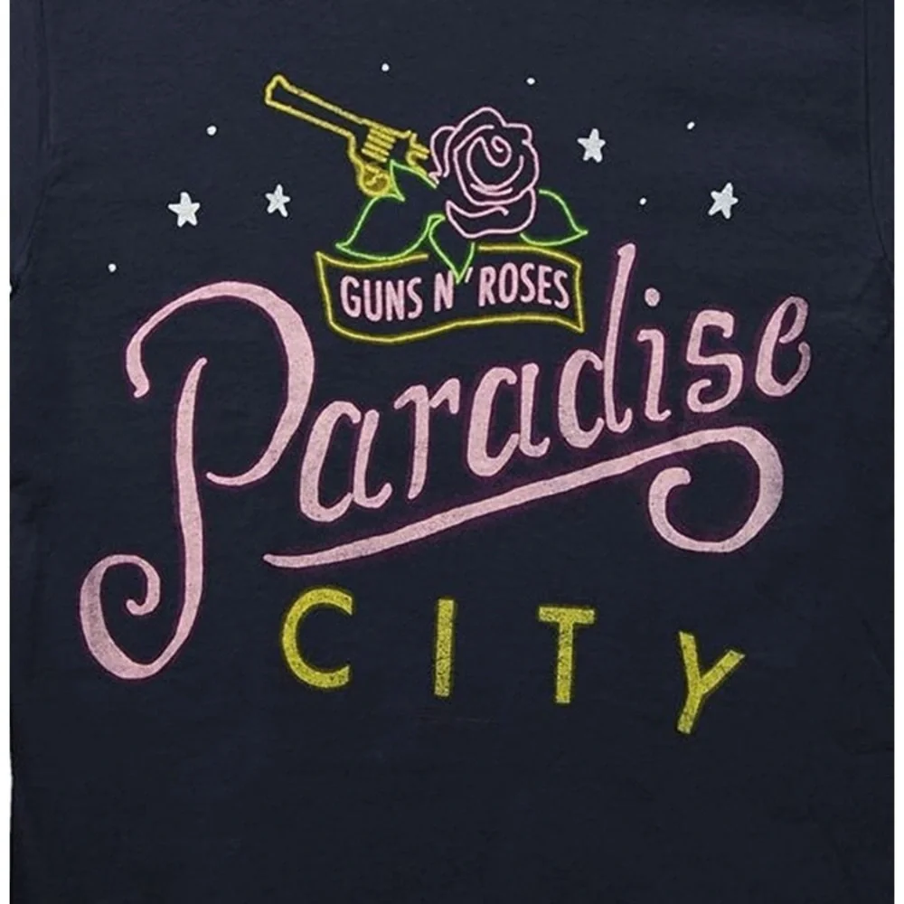 Guns N Roses Women’s Paradise City T Shirt - Picture 2 of 3